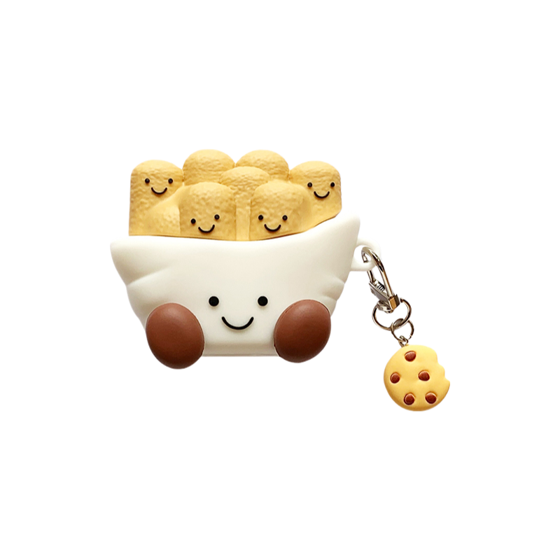 Chromahome Cartoon Fish and Chips AirPods Case - Chromahome