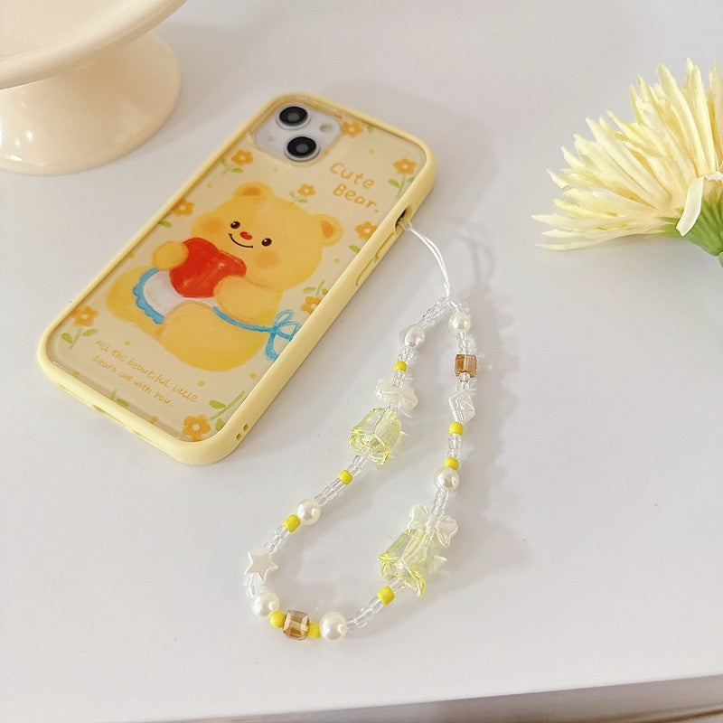 Chromahome Summer Fresh Colorful Flower Beaded Phone Wristlets