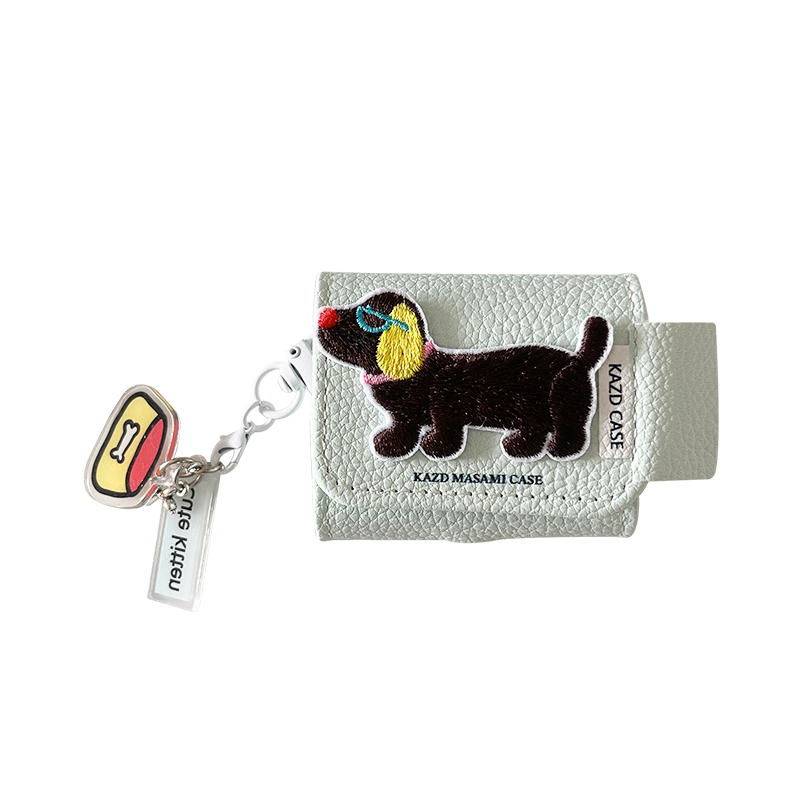 Chromahome Embroidered Dachshund AirPods Case - Chromahome