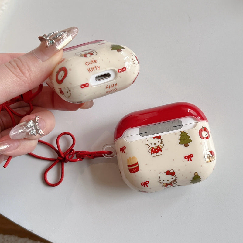 Chromahome Cute Christmas Tree Bow AirPods Case - Chromahome