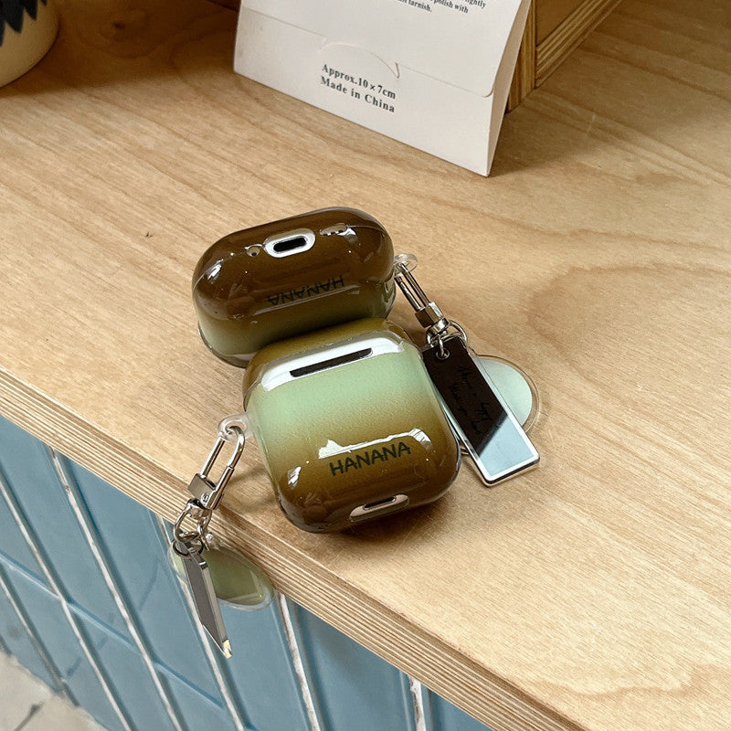 Chromahome Gradient Mint Green Latte Apple Airpods Case - Chromahome