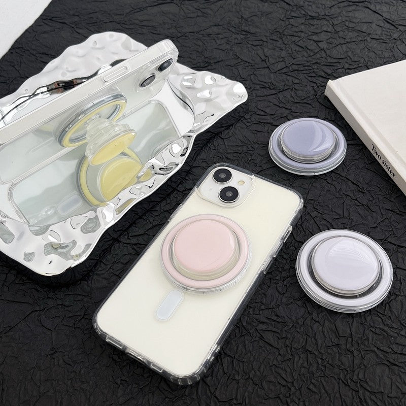 Chromahome Simple Morandi Color MagSafe Adhesive Ring Holder