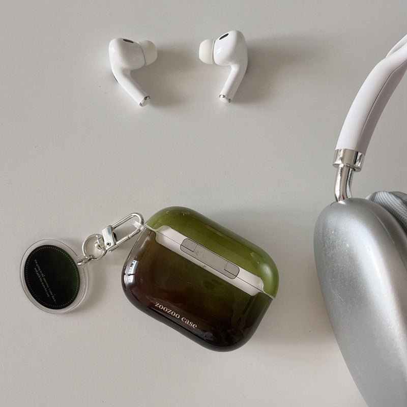 Chromahome Matcha Green Smudged AirPods Case - Chromahome