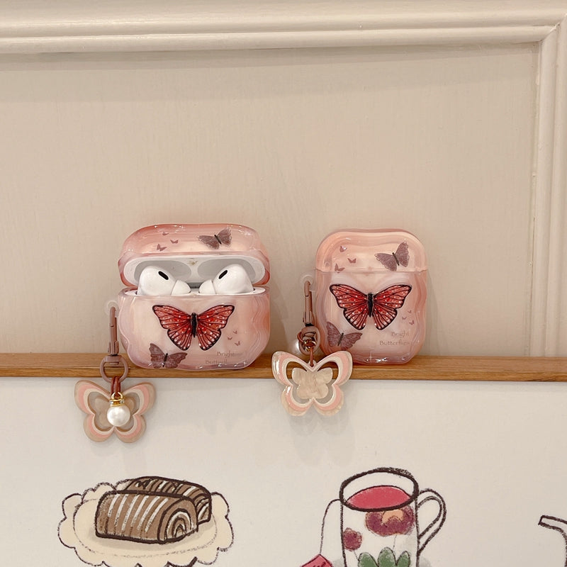 Chromahome Three-dimensional Brown Butterfly AirPods Case - Chromahome  