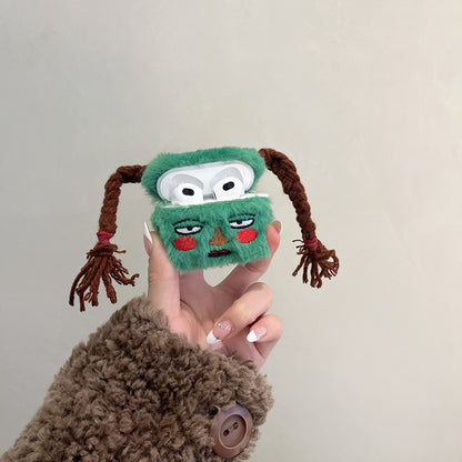 Chromahome Plush Funny Braid AirPods Case - Chromahome  