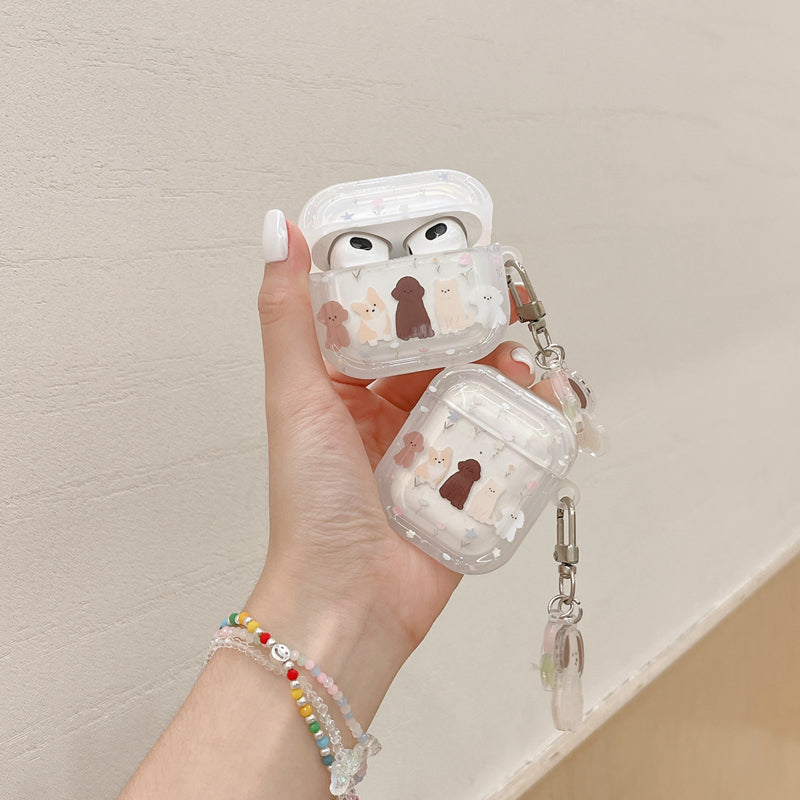 Chromahome Cartoon Flower Dog AirPods Case - Chromahome  