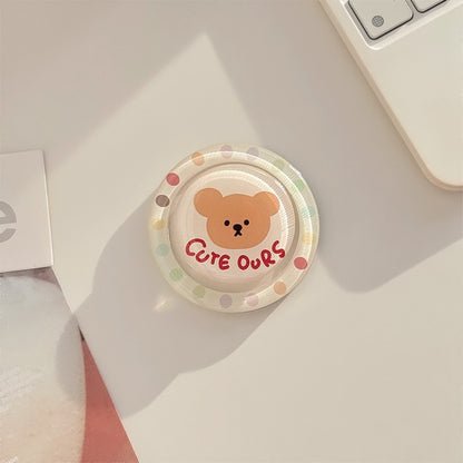 Chromahome Cute Cartoon Puppy Cat MagSafe Adhesive Ring Holder