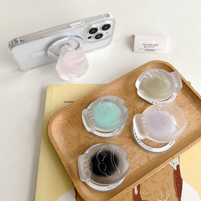 Chromahome Three-Dimensional Sandwich Taiyaki MagSafe Adhesive Ring Holder