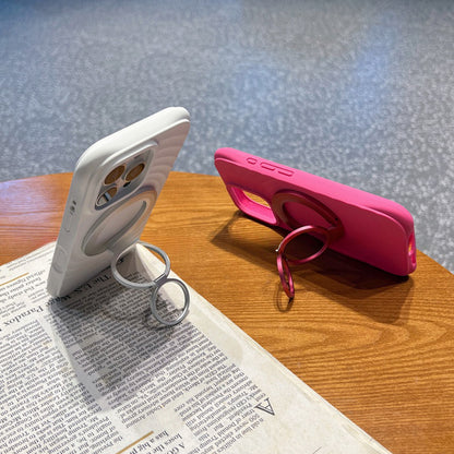 Chromahome New Double Ring Folding MagSafe Adhesive Ring Holder