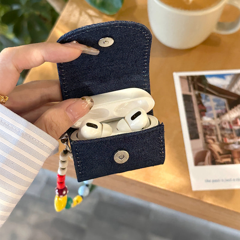Chromahome Embroidered Dachshund Denim AirPods Case - Chromahome  