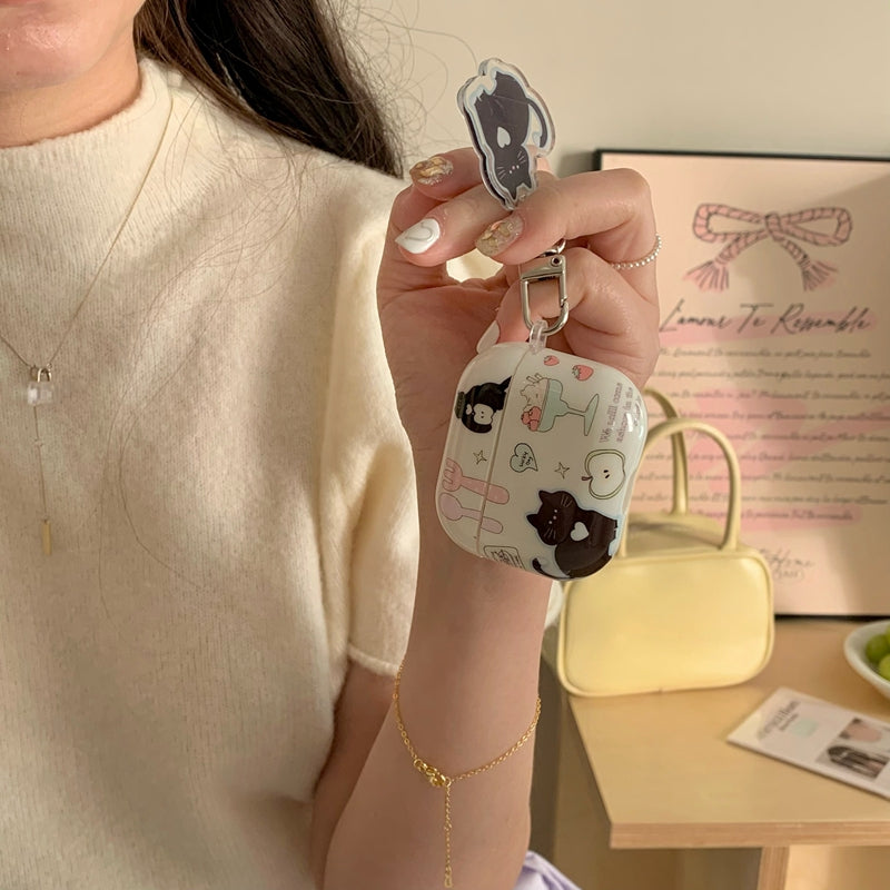 Chromahome Cute Little Black Cat AirPods Case - Chromahome  