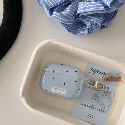 Chromahome Black Polka Dot Small Animal AirPods Case - Chromahome  