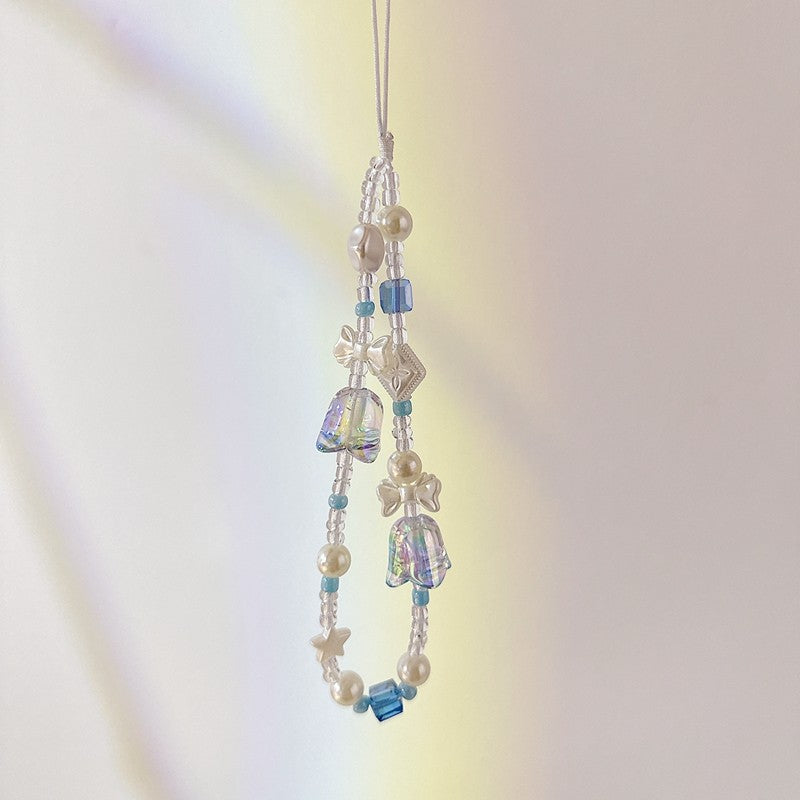 Chromahome Summer Fresh Colorful Flower Beaded Phone Wristlets