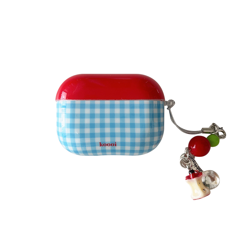 Chromahome Plaid Red Apple AirPods Case - Chromahome  