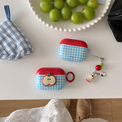 Chromahome Plaid Red Apple AirPods Case - Chromahome  
