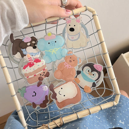 Chromahome Internet Celebrity Animal Doll Adhesive Ring Holder