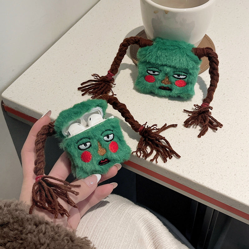 Chromahome Plush Funny Braid AirPods Case - Chromahome  