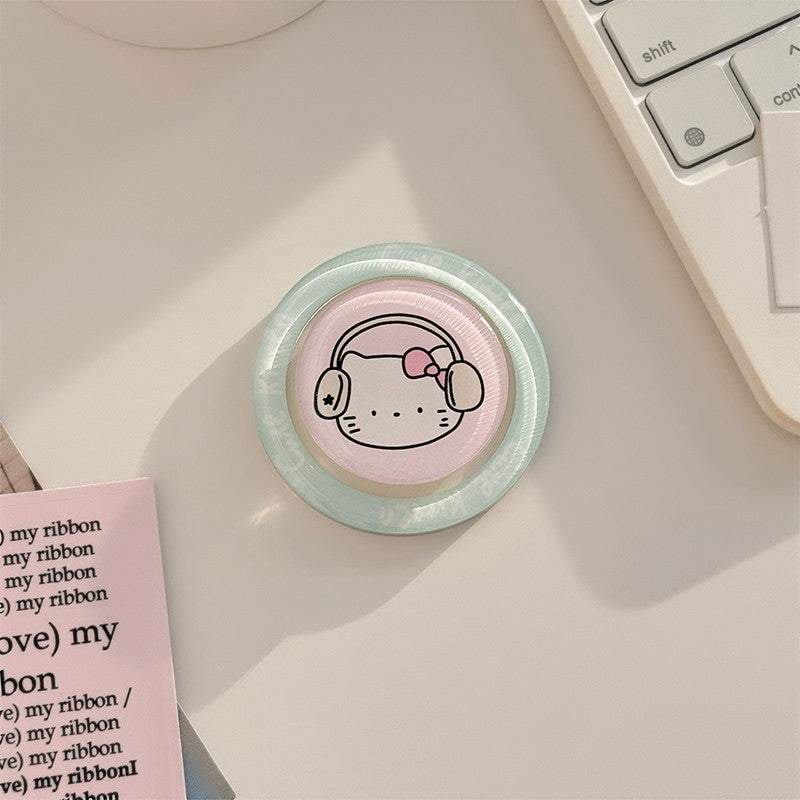 Chromahome Cute Cartoon Puppy Cat MagSafe Adhesive Ring Holder