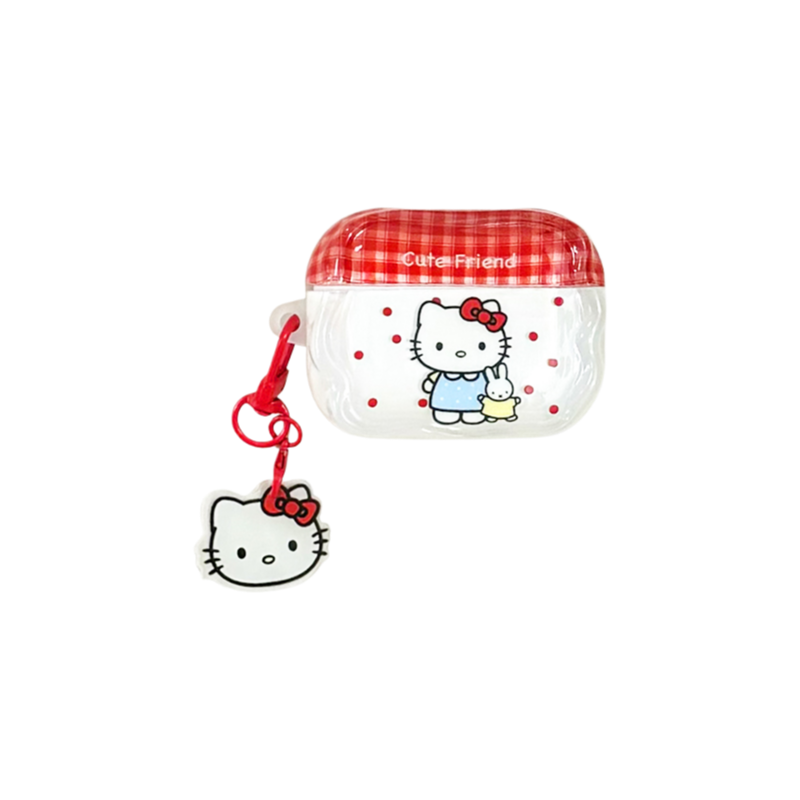 Chromahome Cute Polka Dot kt Cat AirPods Case - Chromahome  