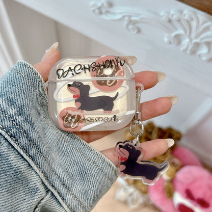 Chromahome Cartoon Donut Dachshund AirPods Case - Chromahome  