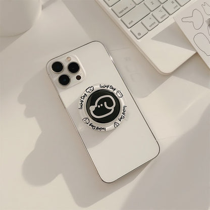 Chromahome Cute Cartoon Puppy Cat MagSafe Adhesive Ring Holder