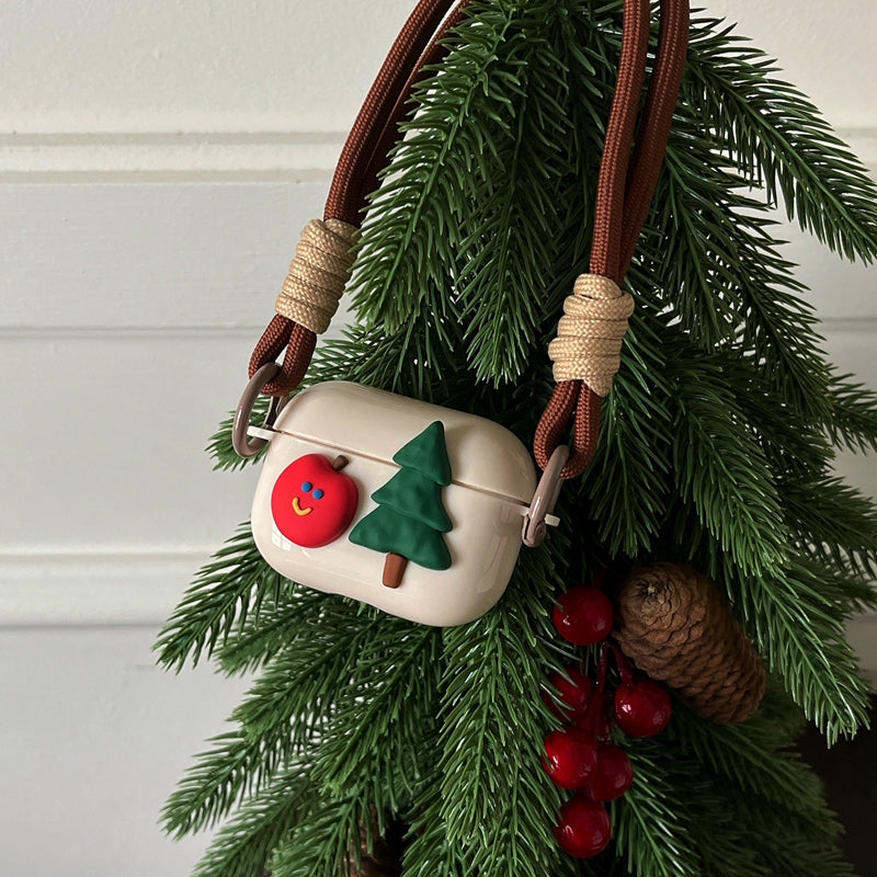 Chromahome Three-dimensional Apple Tree Lanyard AirPods Case - Chromahome  