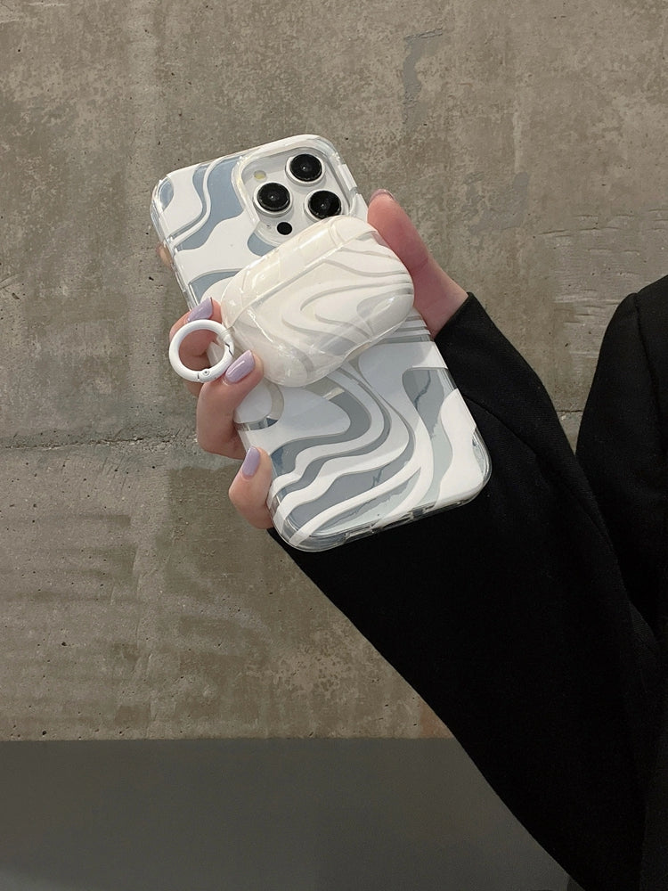 Chromahome White Curve AirPods Case - Chromahome  