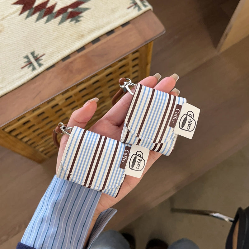 Chromahome Striped Coffee AirPods Case - Chromahome  