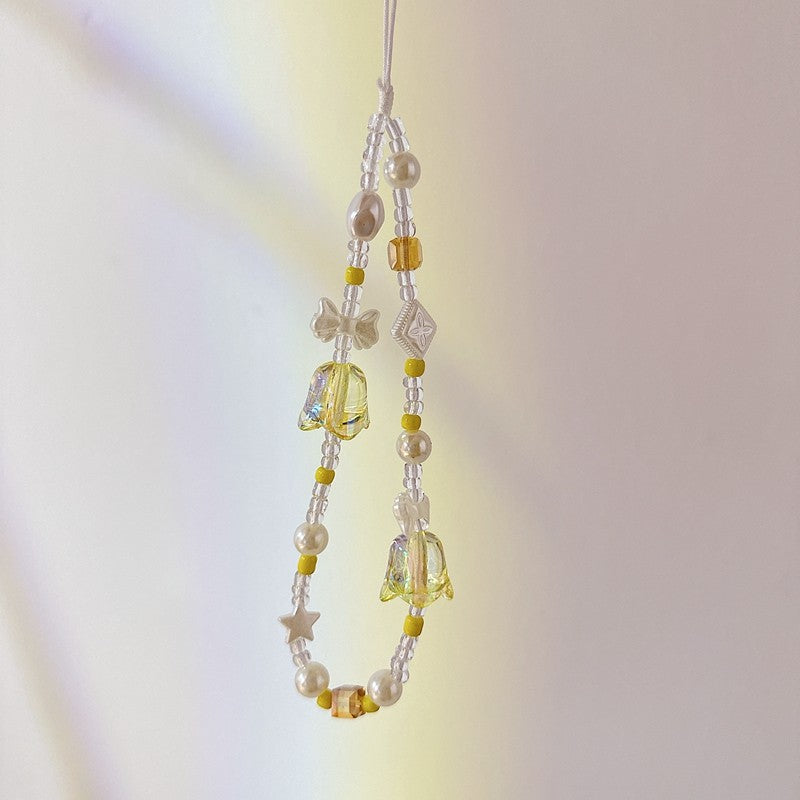 Chromahome Summer Fresh Colorful Flower Beaded Phone Wristlets