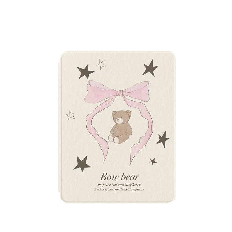 Chromahome Star Bowknot Bear iPad Case