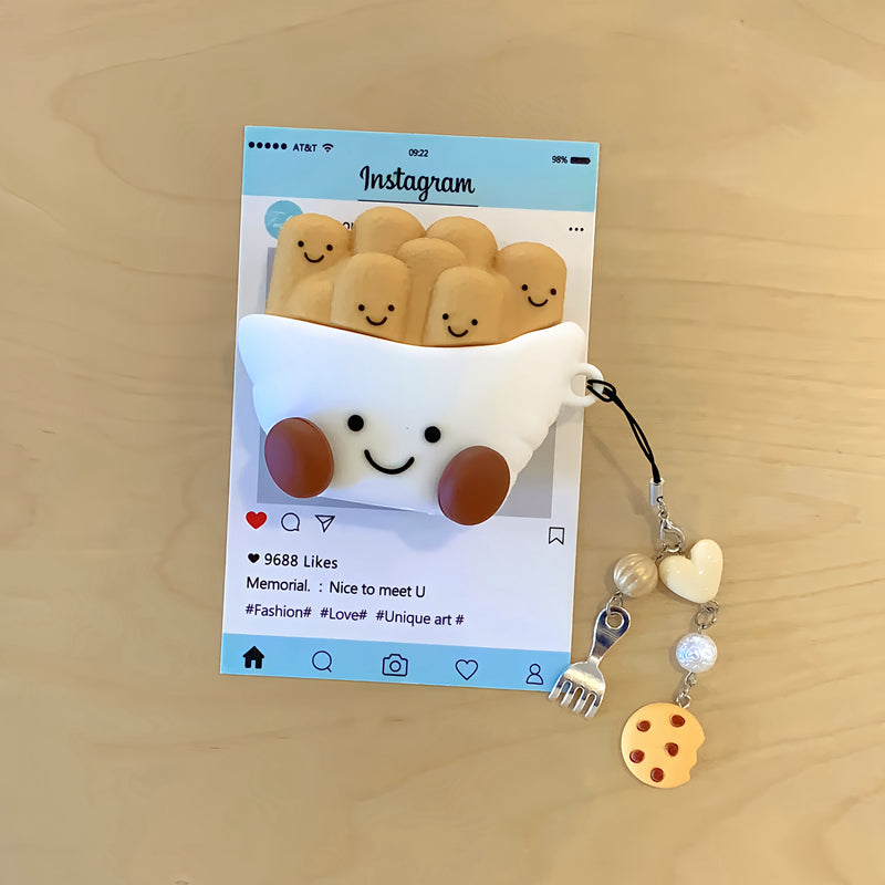 Chromahome Cartoon Fish and Chips AirPods Case - Chromahome  