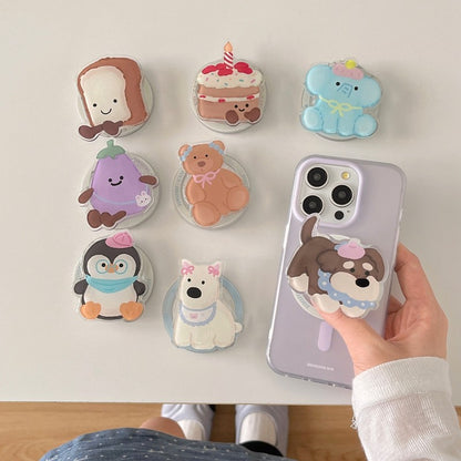 Chromahome Internet Celebrity Animal Doll Adhesive Ring Holder