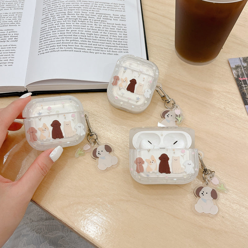Chromahome Cartoon Flower Dog AirPods Case - Chromahome  
