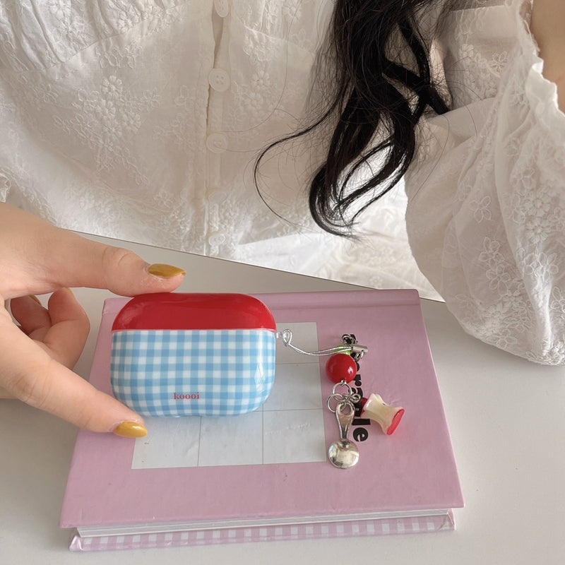 Chromahome Plaid Red Apple AirPods Case - Chromahome  