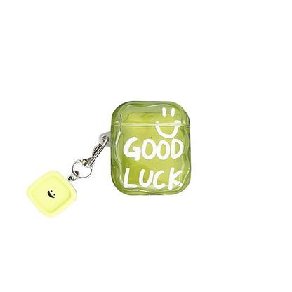 Chromahome Fresh Green English Smiley Face AirPods Case - Chromahome  