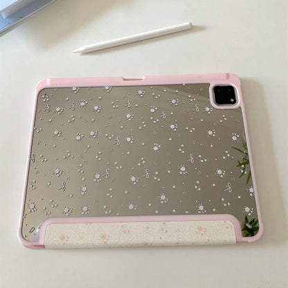 Chromahome Crushed Flower Bowknot Compatible iPad Case