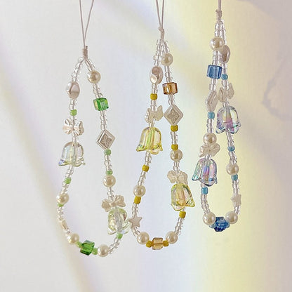 Chromahome Summer Fresh Colorful Flower Beaded Phone Wristlets