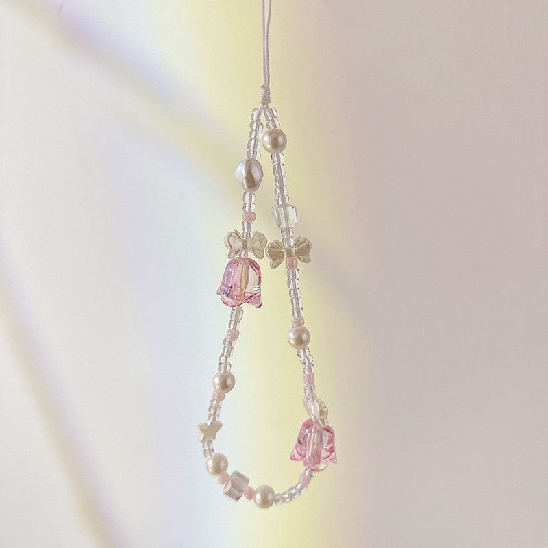 Chromahome Summer Fresh Colorful Flower Beaded Phone Wristlets