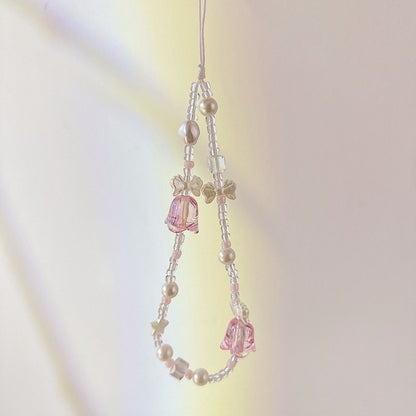 Chromahome Summer Fresh Colorful Flower Beaded Phone Wristlets