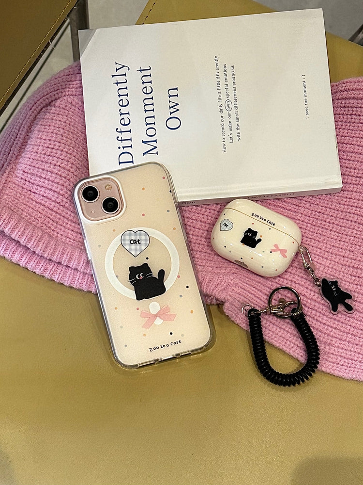 Chromahome Cartoon Cat Spring AirPods Case - Chromahome  