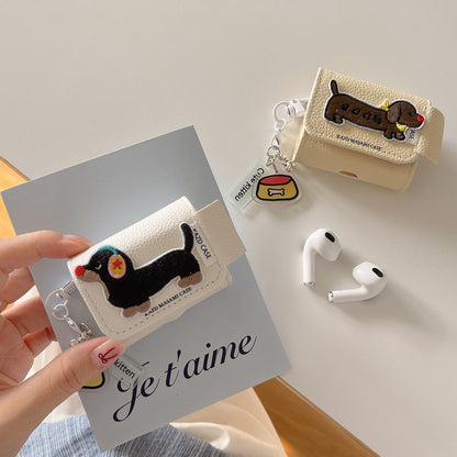 Chromahome Embroidered Dachshund AirPods Case - Chromahome  