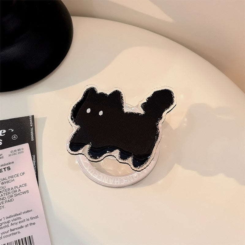 Chromahome Portable Small Animal Style Adhesive Ring Holder