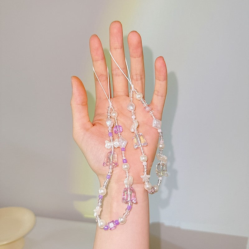 Chromahome Summer Fresh Colorful Flower Beaded Phone Wristlets