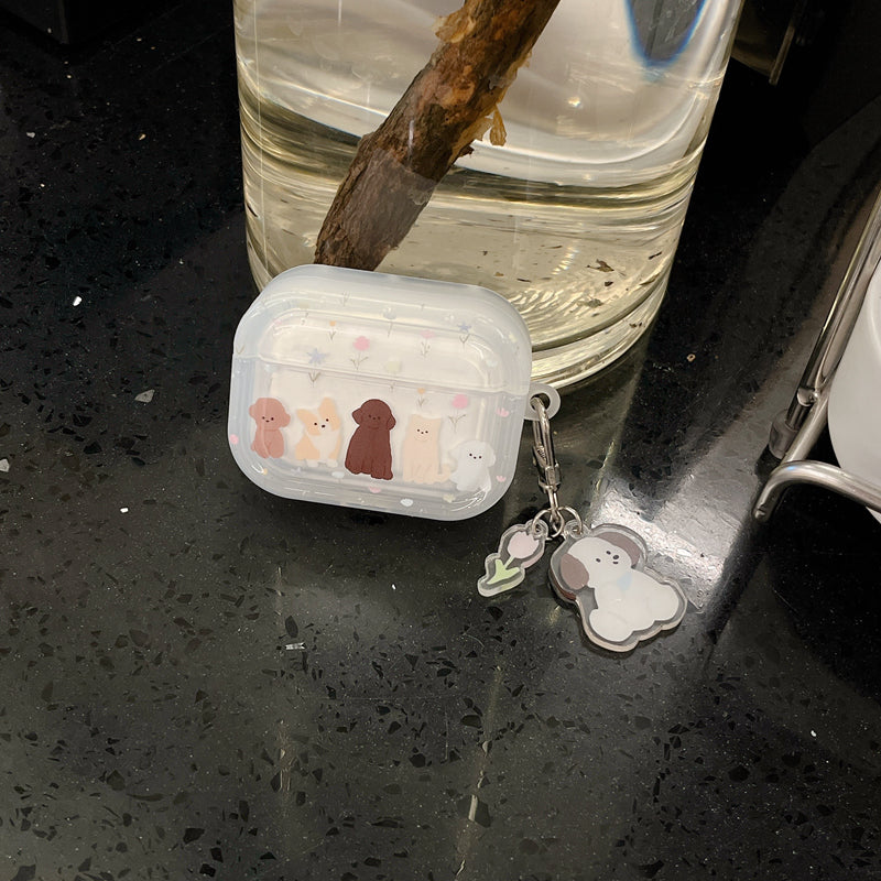 Chromahome Cartoon Flower Dog AirPods Case - Chromahome  