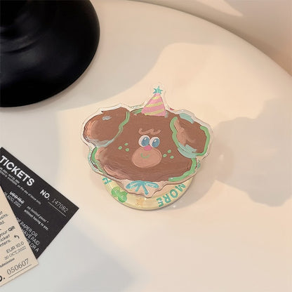 Chromahome Portable Small Animal Style Adhesive Ring Holder