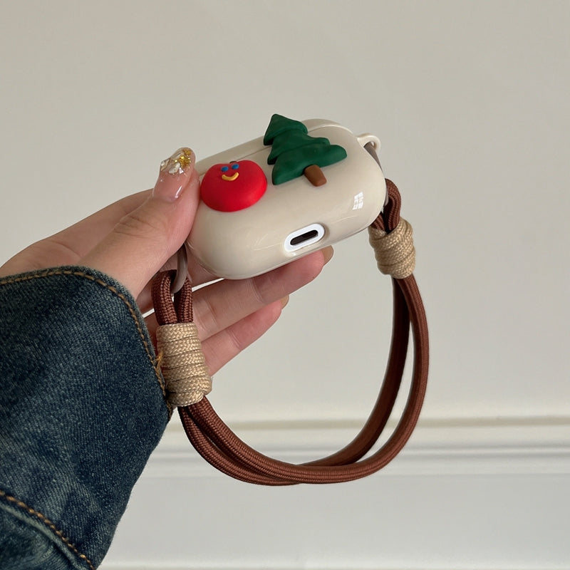 Chromahome Three-dimensional Apple Tree Lanyard AirPods Case - Chromahome  