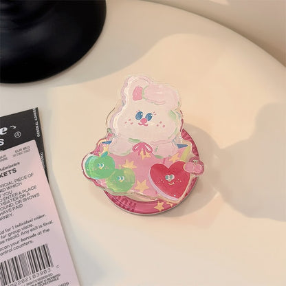 Chromahome Portable Small Animal Style Adhesive Ring Holder