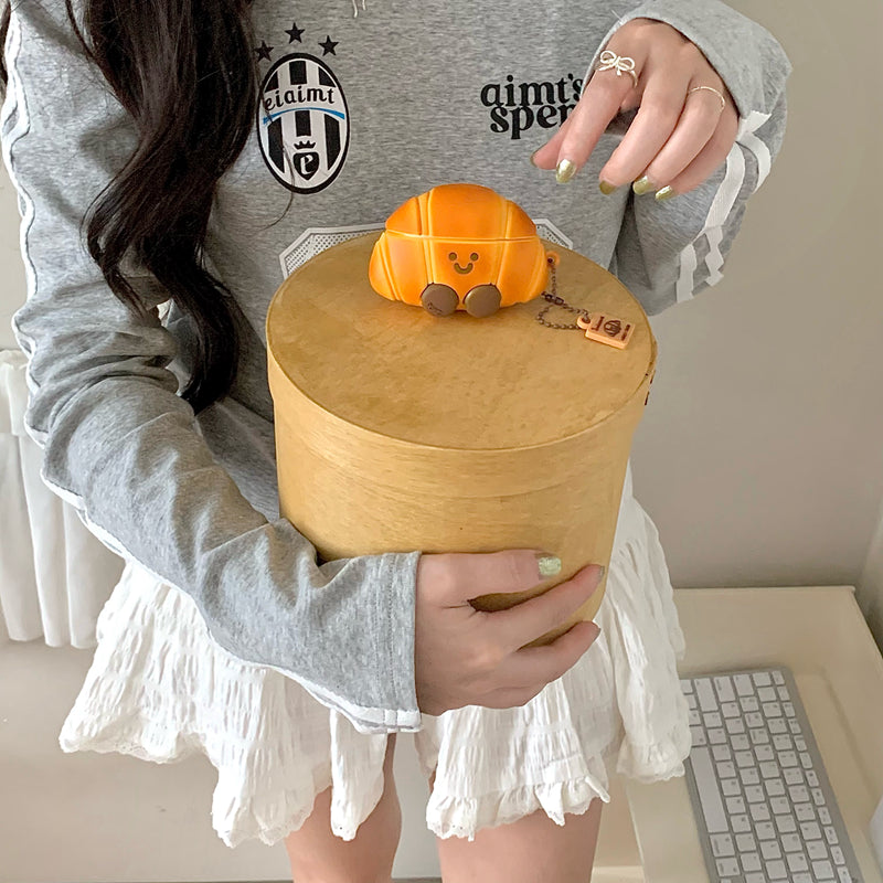 Chromahome Simulation Cute Croissant AirPods Case - Chromahome  