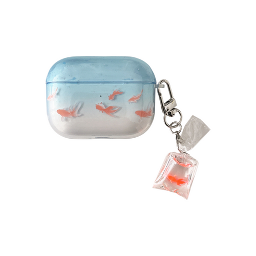 Chromahome Gradient Blue Koi AirPods Case - Chromahome  
