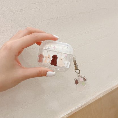 Chromahome Cartoon Flower Dog AirPods Case - Chromahome  